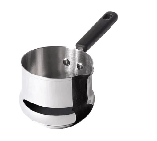 Meyer Nickel Free Stainless Steel Mini Pot | Milk Pan | Tea Pan Stainless Steel | Milk Pan Induction Base | Chai Pan | Small Saucepan | Milk Boiling Vessel | Saucepan with Handle, 10cm, Grey - Image 3